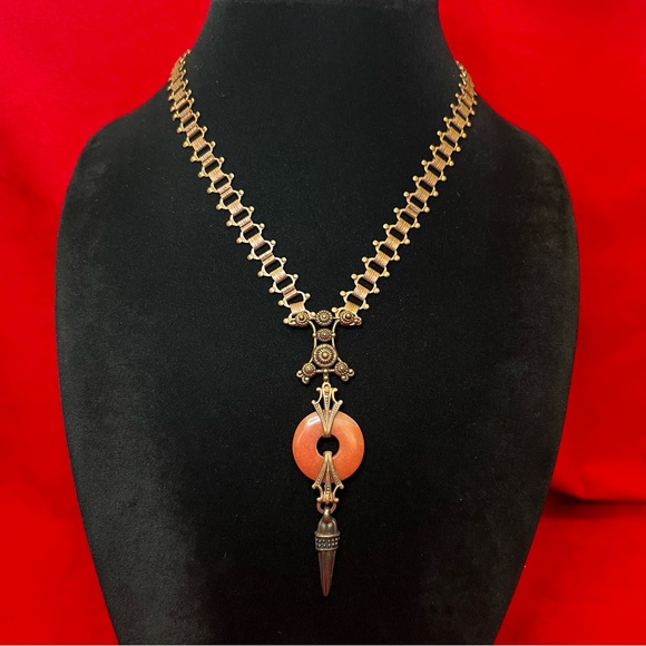 Jan Michaels SF Art Deco Style Necklace - Picture 2 of 3